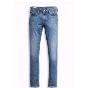 Men's Levi's 511 Slim Stretch 31x32‎ Blue Washed Denim Jeans 173